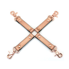 Hogtie en Cuir de vache Rose Gold détails en métal Rose gold