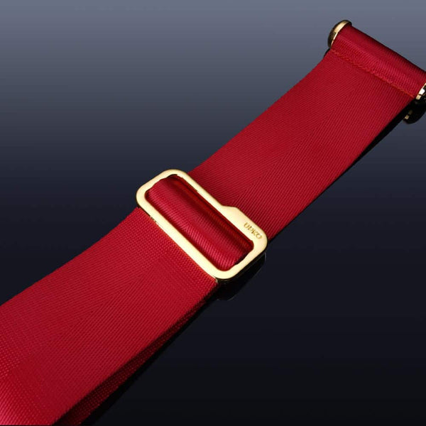 Set de Contraintes Rouge Noeud Sangle en polyester et Velours Pièces métalliques en Alliage de zinc
