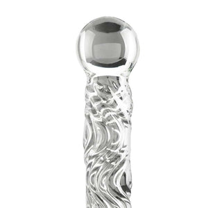 BM Sélection - Fouet Dildo Verre et Cuir