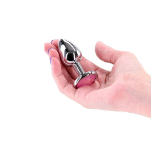 BM Sélection - Plug Anal Aluminium Cristal Rose - 2 Tailles