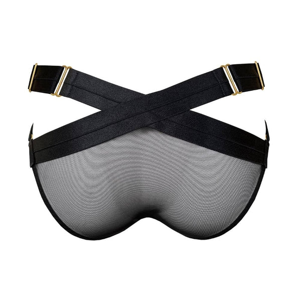 Packshot du Dos de la Culotte Porte-Jarretelles couleur Noir