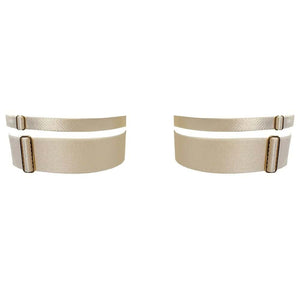 Packshot du dos des Garters Wide Strap couleur Crème
