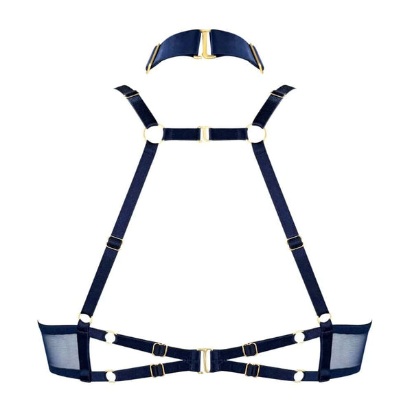 BORDELLE Signature - Soutien-gorge Ouvert Navy