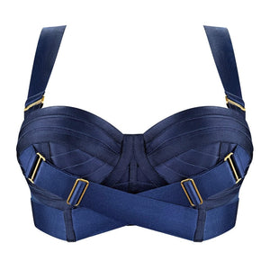 BORDELLE Signature - Navy Bustier Bra