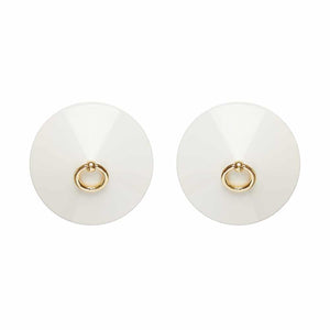 Nippies cache-tétons crème avec anneau central doré BORDELLE chez Brigade Mondaine