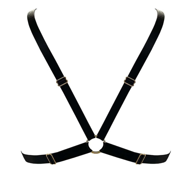 Soutien-Gorge Triangle Résille en Mesh Et Détail doré