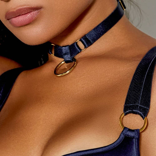 BORDELLE Signature - Collier Anneau Navy