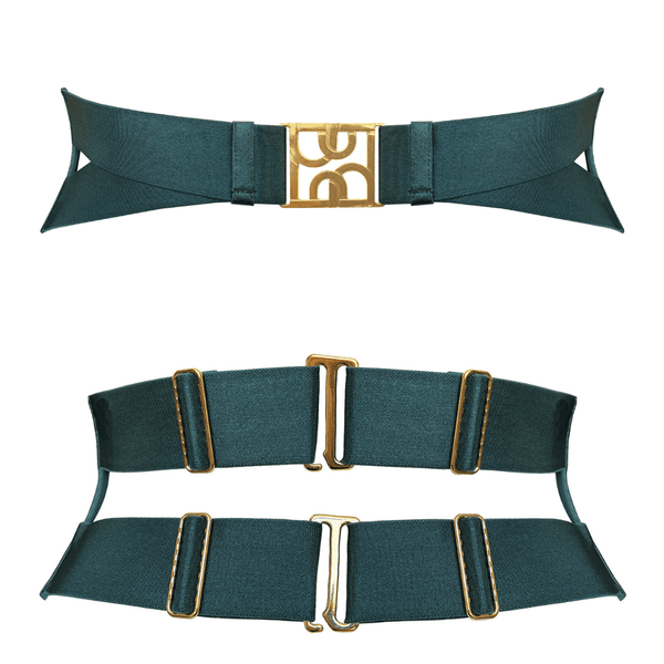 BORDELLE SS24 Vero - ACCESSORIES Ceinture vert Eden