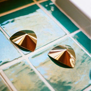 Cache-Tétons Triangulaires Or