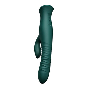 Vibromasseur Rabbit MOSE noir à double stimulation, surface mate texturée et lignes ergonomiques, présenté sur fond blanc dans une esthétique épurée et contemporaine.