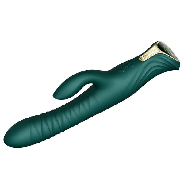 Vibromasseur Rabbit MOSE noir à double stimulation, surface mate texturée et lignes ergonomiques, présenté sur fond blanc dans une esthétique épurée et contemporaine.