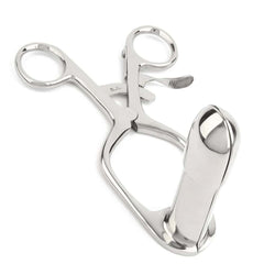 Instrument de jeu médical Spéculum rectal pour une dilatation anale contrôlée en Acier inoxydable poli 15 cm