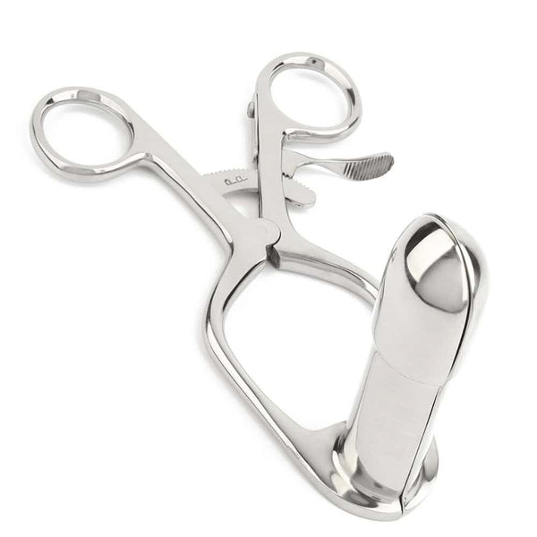Instrument de jeu médical Spéculum rectal pour une dilatation anale contrôlée en Acier inoxydable poli 15 cm