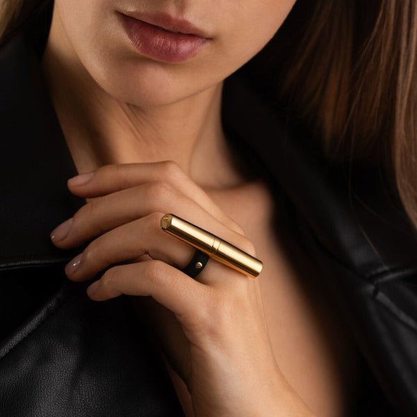 CRAVE - Vibrationsring 24kt Gold