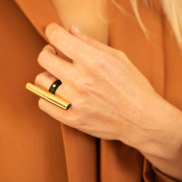 CRAVE - Vibrationsring 24kt Gold