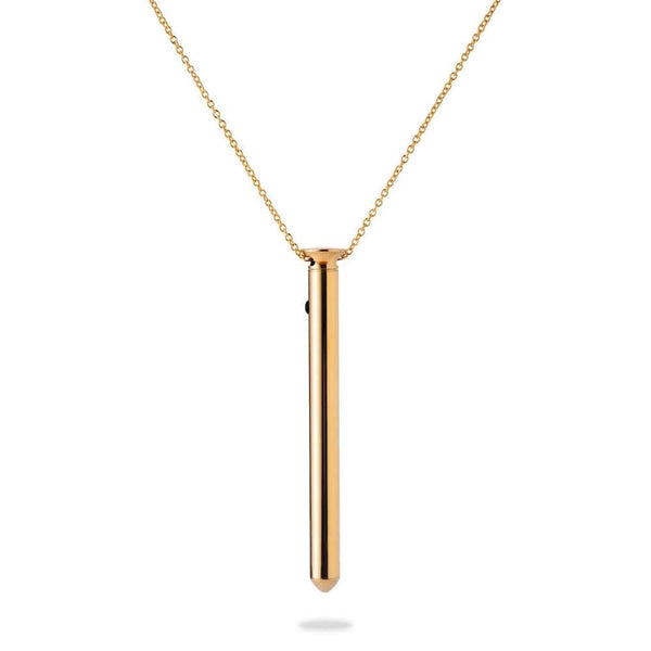 CRAVE - Halskette mit Vesper 2 Vibrator, 24 Karat Gold