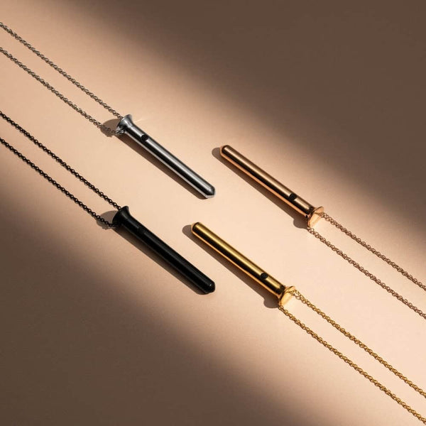 CRAVE - Vesper Mini Rose Gold Vibrating Necklace