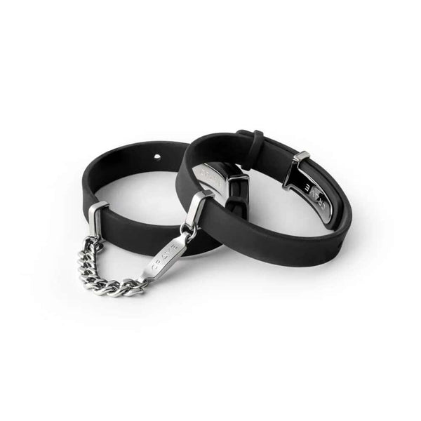 CRAVE - ID-Armbänder Handschellen Silber