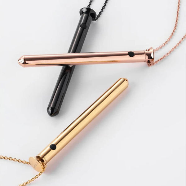 CRAVE - Halskette mit Vesper 2 Vibrator, 24 Karat Gold