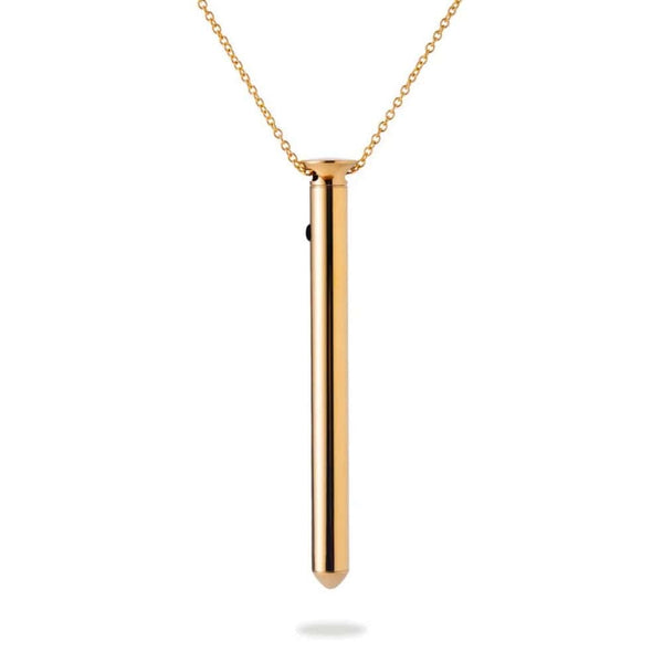 CRAVE - Halskette mit Vesper 2 Vibrator, 24 Karat Gold