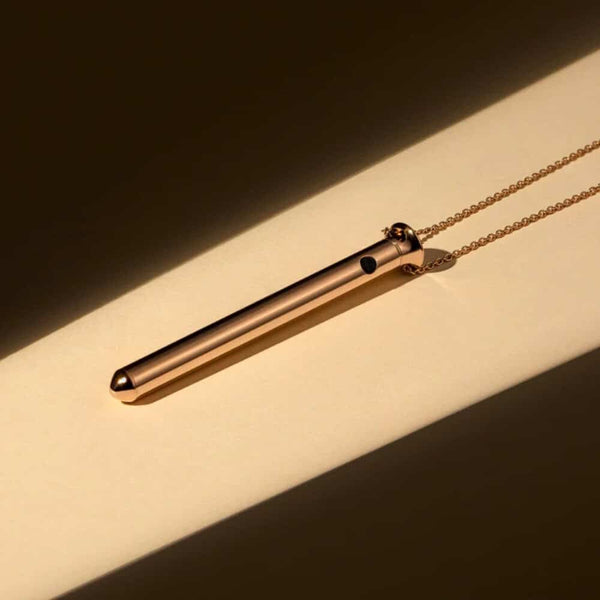 CRAVE - Halskette mit Vesper 2 Vibrator, 24 Karat Gold