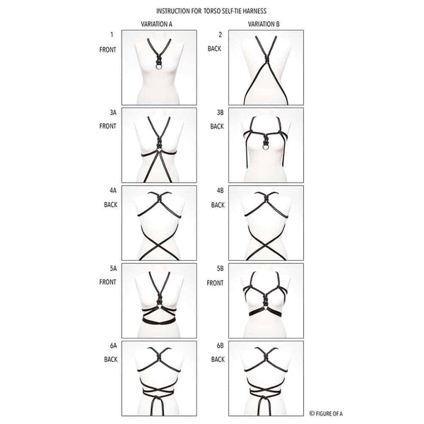Harnais Self-Tie auto-attaché polyvalent est aussi unique et différent de ce que vous pouvez l’imaginer.Les harnais sont réglables pour convenir à tout type d’utilisateur.