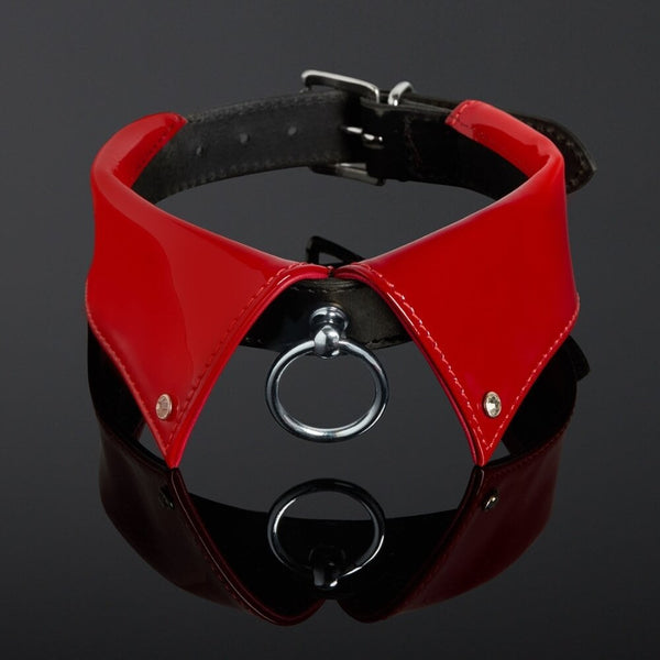 HOUSE of SXN - Rotes Sklavenhalsband