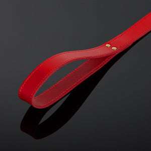 HOUSE of SXN - Laisse Rubrum Rotes Leder