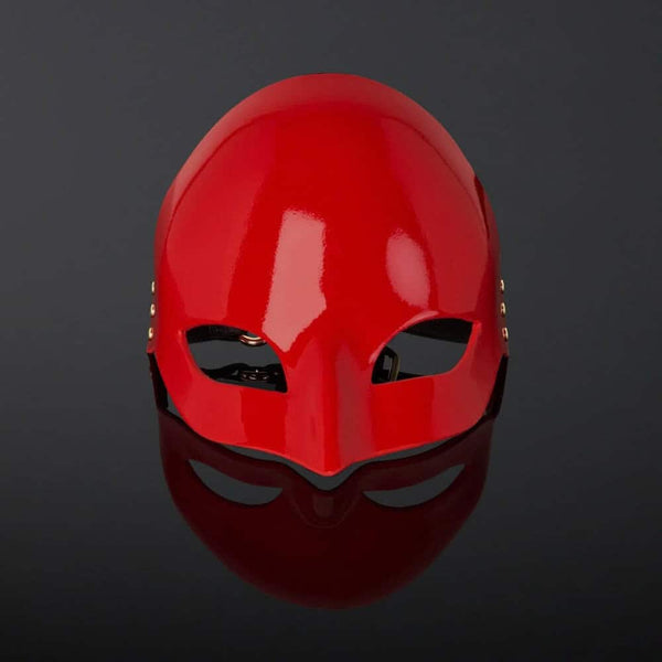 HOUSE of SXN - Masque Masca Rubra Rotes Leder