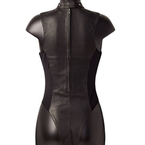 Photo Mannequin Body Ouvert Cuir Mouton Noir