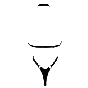 Body Erato en jersey doux extensible avec découpes précises, ouvertures goutte d’eau, élastique picot, bretelles réglables et amovibles, quincaillerie argentée discrète.