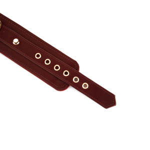 LIEBE SEELE - Handschellen Metallic Bordeaux