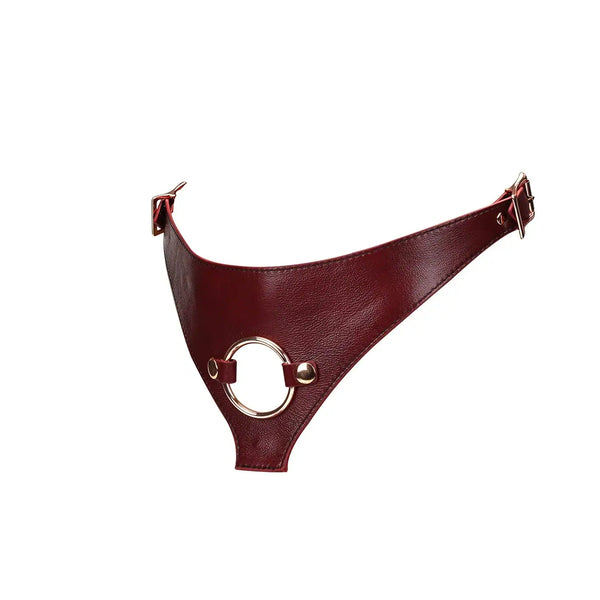 LIEBE SEELE - WINE RED Strap-On Harness
