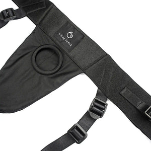 LIEBE SEELE - WINE RED Harness Strap-On with Dildo