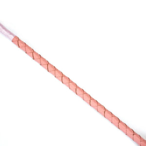 Packshot Cravache Rose Coeur Cuir Détail sur le Manche