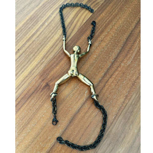 Photo d'un Cockring en Bronze avec Chaines