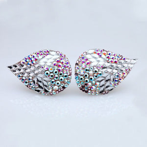 Nippies Larme Cristaux Swarovski et Cuir Nappa