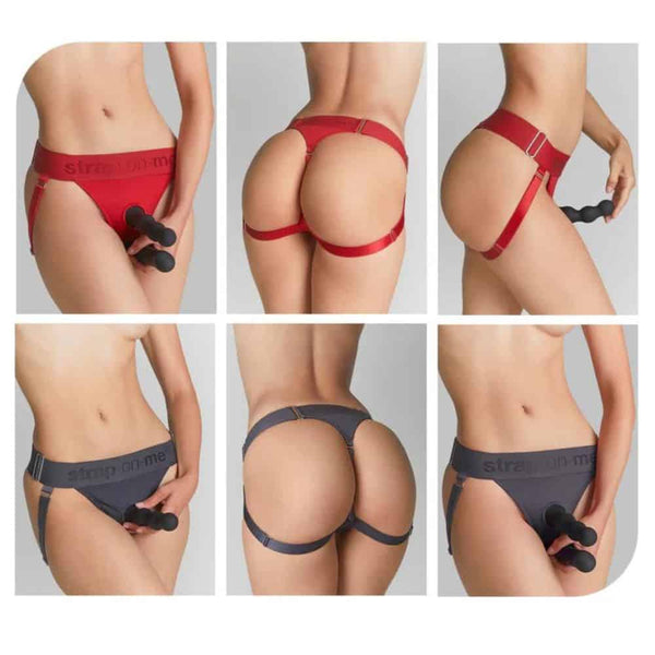 Le harnais lingerie Unique épouse les courbes et offre un maintien optimal. Conçu pour accueillir un dildo ou strap-on, il garantit un confort total avec sa ceinture ajustable et ses sangles.