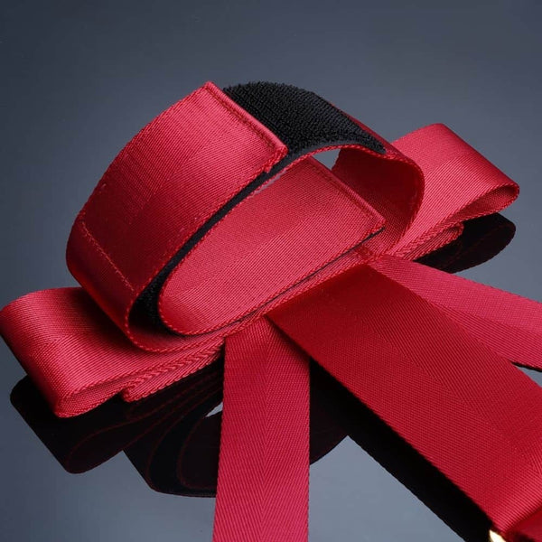 Détail sur des Sangles Bondage Pour Lit en Rubans Rouges
