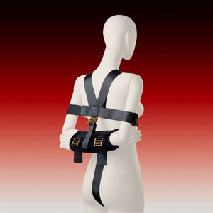 Bondage Shibari Takate Kote simplifié Boucles en alliage de zinc galvanisé Sangles en polyester résistantes et Sangle intime détachable