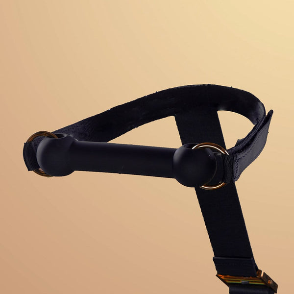 Bondage set avec sangle de retenue des mains sangle de retenue des pieds et Détails sur les trois accessoires bâillon en silicone