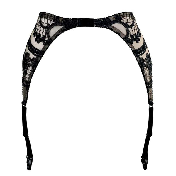 SCHWARZES LEER - Oh My Goth Strumpfhalter