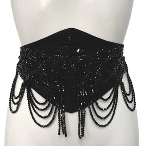 VIDE NOIR - Nocturnal Beaded Corset Belt