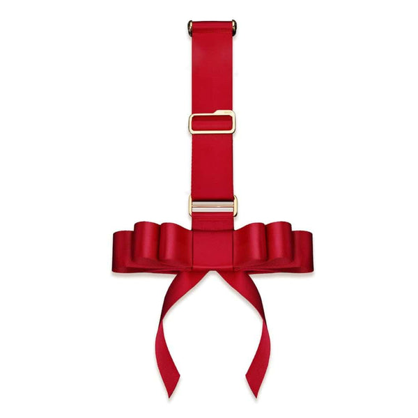 Set de Contraintes Rouge Noeud Sangle en polyester et Velours Pièces métalliques en Alliage de zinc