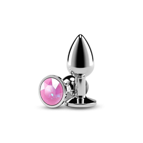 BM Sélection - Plug Anal Aluminium Cristal Rose - 2 Tailles