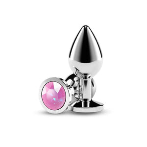 BM Sélection - Plug Anal Aluminium Cristal Rose - 2 Tailles