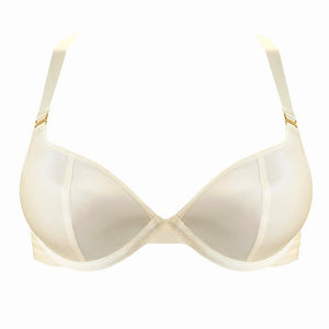 BORDELLE Signature – Push-up-BH aus cremefarbener Seide