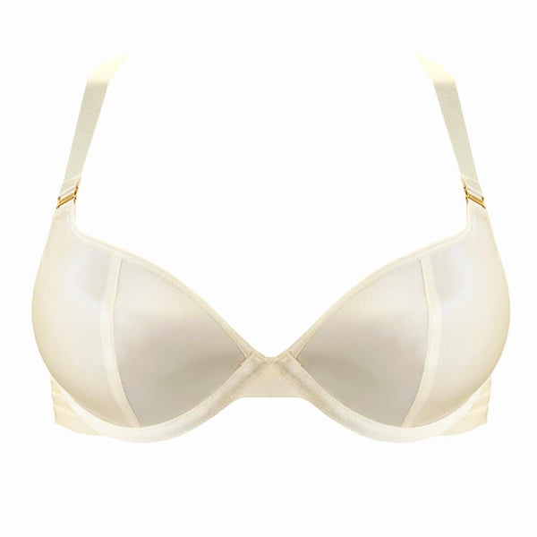 BORDELLE Signature – Push-up-BH aus cremefarbener Seide