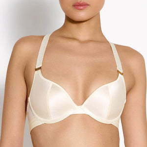 BORDELLE Signature – Push-up-BH aus cremefarbener Seide