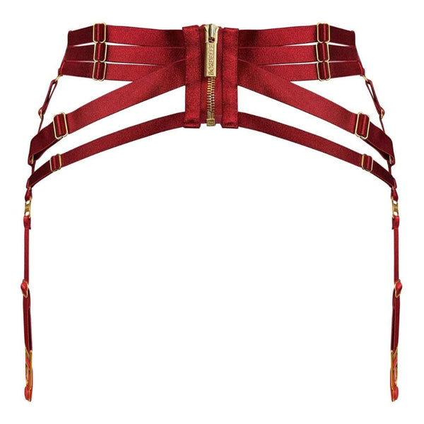 Packshot du Dos des Porte-Jarretelles strap couleur Rouge